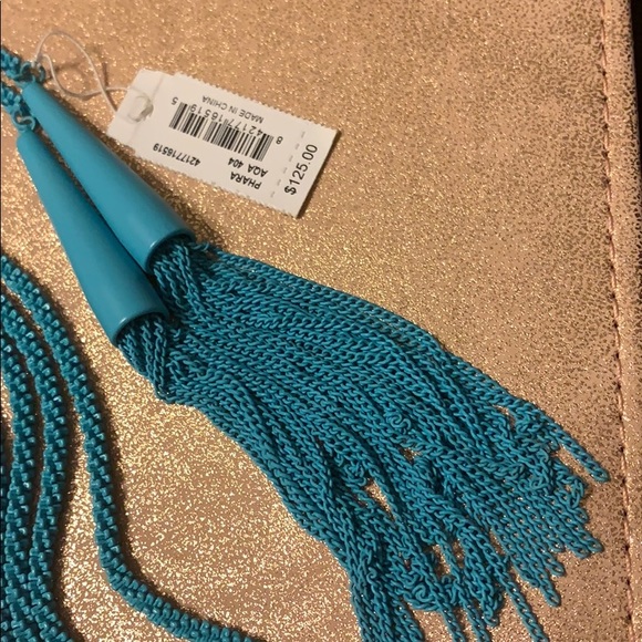 Kendra Scott matte aqua phara necklace - Picture 2 of 2